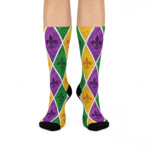 Mardi Gras Socks