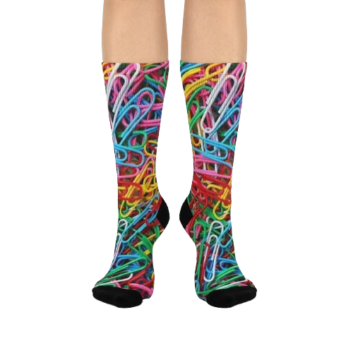 Crazy Epic Socks Paper Clip Socks