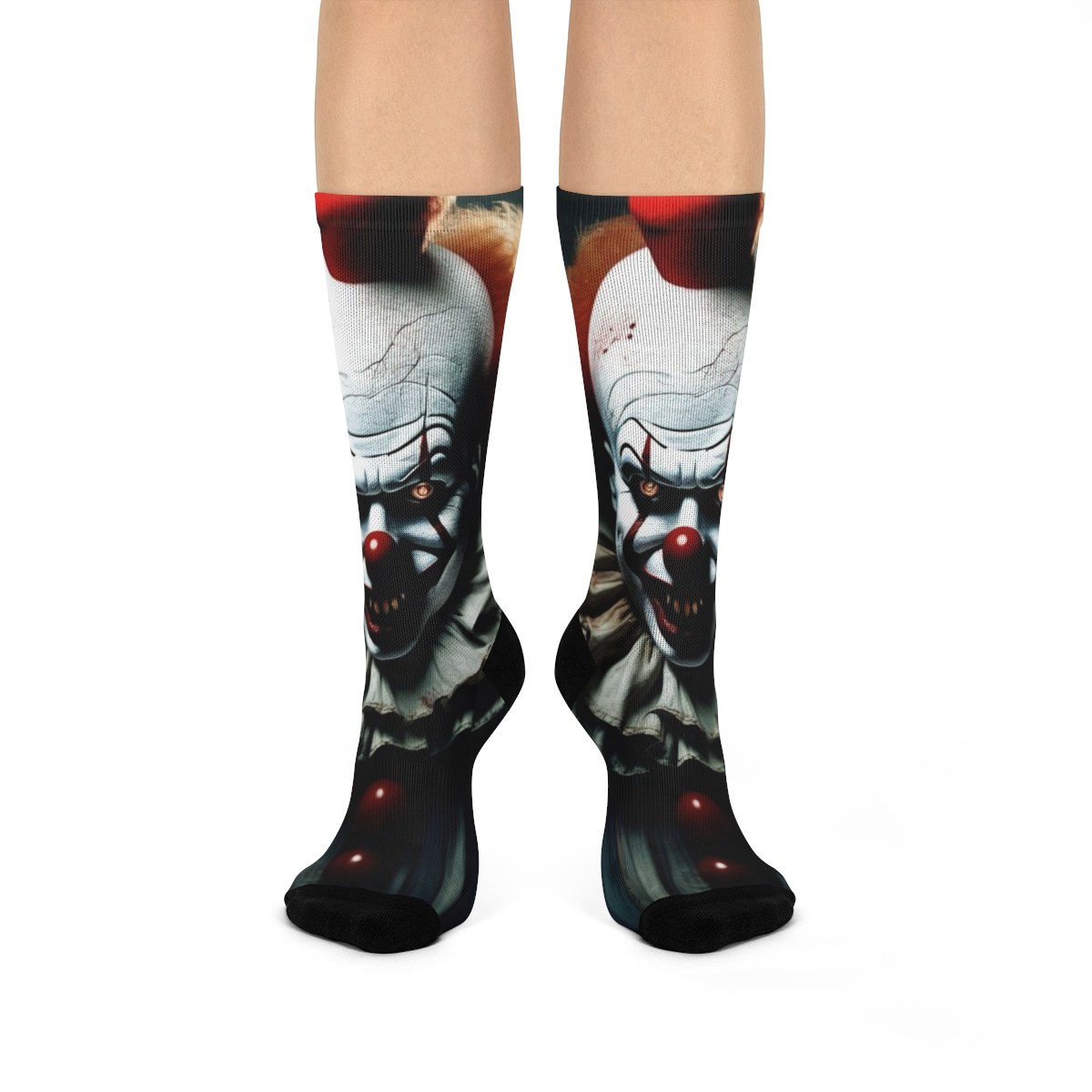 Crazy Epic Socks Evil Clown Socks