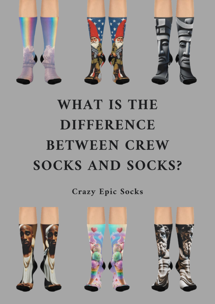 What is the difference between crew socks and socks?