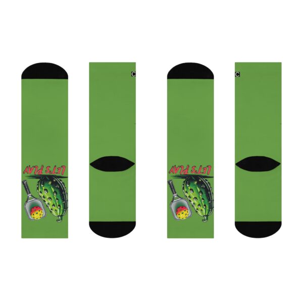 Let's Play Pickleball Socks - Image 3