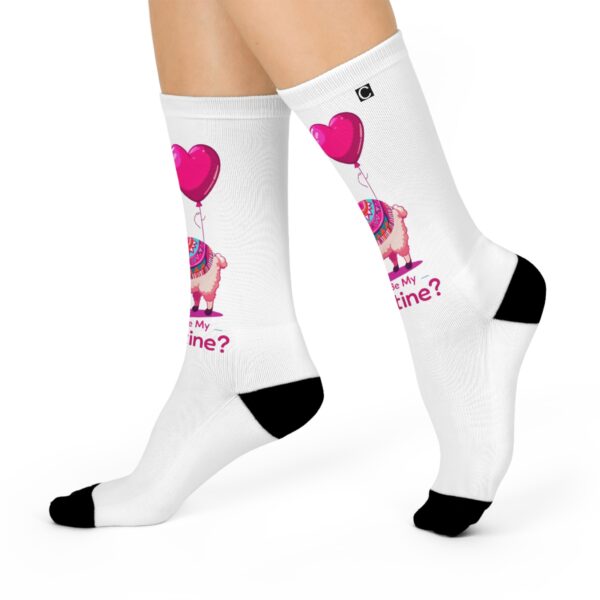 Llama Be My Valentine Socks - Image 2