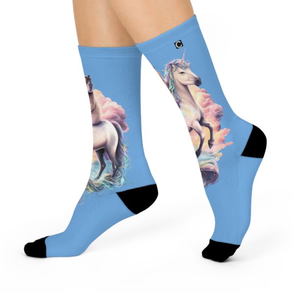 Capybara Riding Unicorn Socks - Image 2