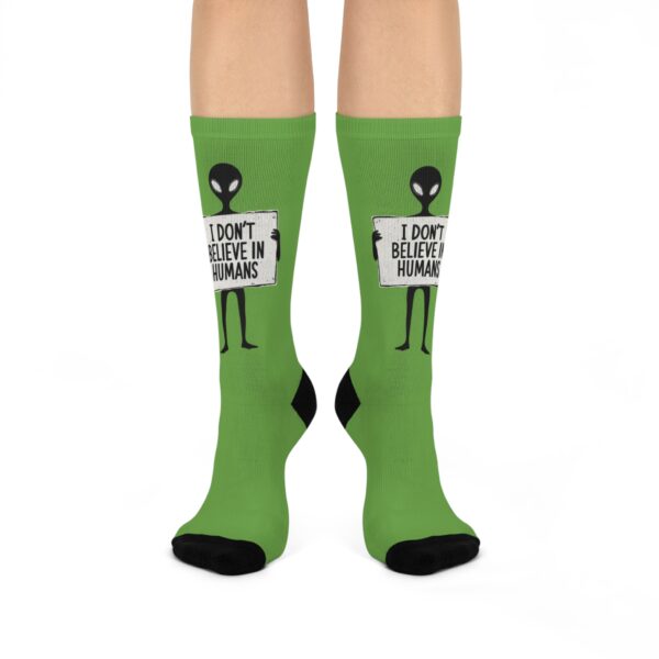 I Don't Believe In Humans Socks