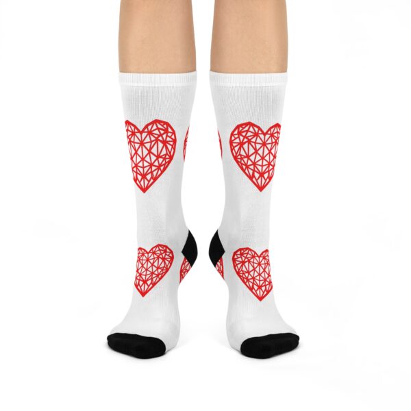 Heart Fractal Socks