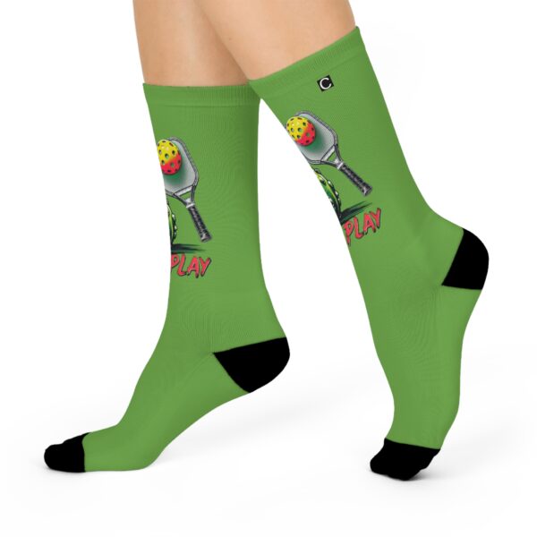 Let's Play Pickleball Socks - Image 2