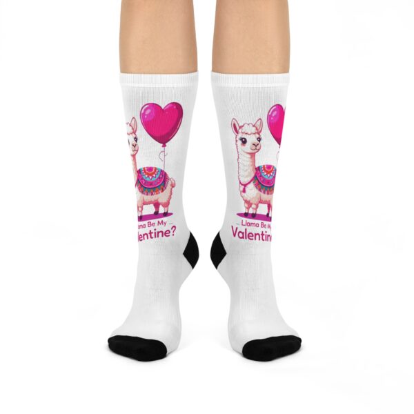 Llama Be My Valentine Socks