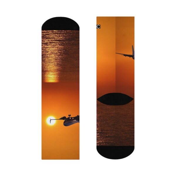 Airplane Sunset Socks - Image 4