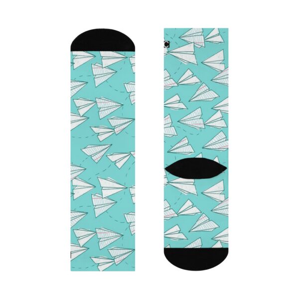 Paper Airplane Pattern Socks - Image 4