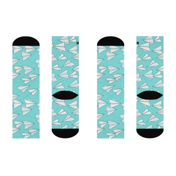 Paper Airplane Pattern Socks - Image 3