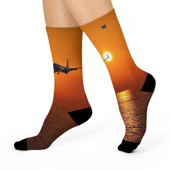 Airplane Sunset Socks - Image 2