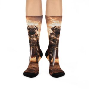 Pug Knight Socks