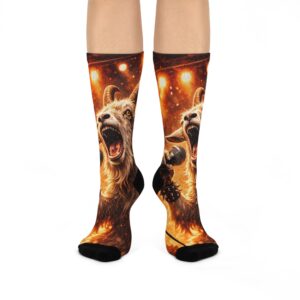 Rock Star Goat Socks